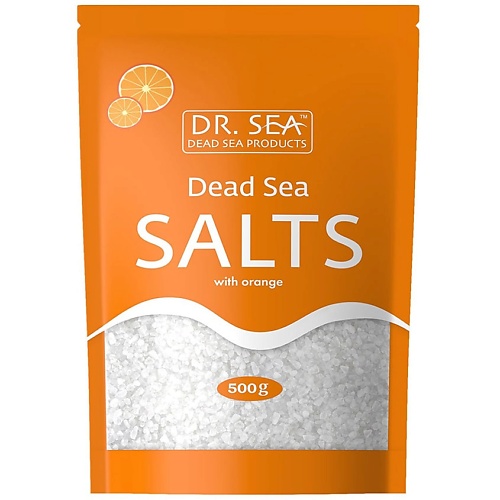DR. SEA Натуральная минеральная соль Мертвого моря обогащенная экстрактом апельсина. 500.0 naomi соль мертвого моря с экстрактом эвкалипта