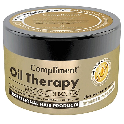 COMPLIMENT Маска для волос Oil Therapy 500.0 маска для волос compliment 60 секунд глубокое восстановление 200мл