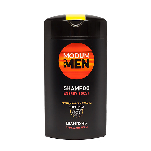 MODUM Шампунь FOR MEN Заряд энергии 250.0 modum ароматическая таблетка для ванн академия природы кедровый стланик 100 0