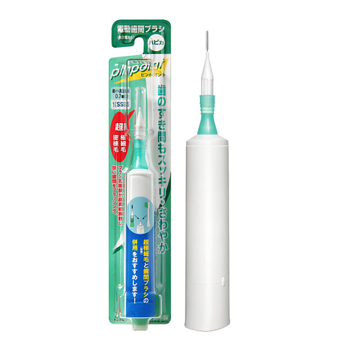 HAPICA Электрическая звуковая зубная щётка DBP-1W для брекетов и имплантов зубная нить для имплантов и брекетов miradent implant chx medium 2 2 мл 50 шт по 15 см