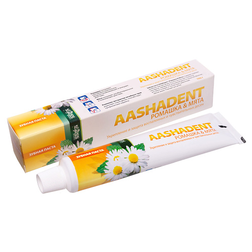 AASHA HERBALS Зубная паста Ромашка-Мята 100 siberina зубная паста восстановление эмали ромашка с кальцием 75 0