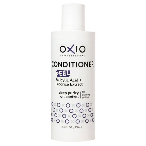 OXIO PROFESSIONAL Кондиционер PEEL для жирных волос 250 epica professional набор для поврежденных волос шампунь 300 мл кондиционер 300 мл маска 250 мл deep recover