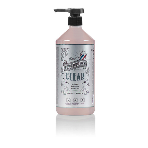 BEARDBURYS Очищающий шампунь для волос Clear Shampoo 1000.0 invisibobble резинка для волос nano crystal clear с подвесом
