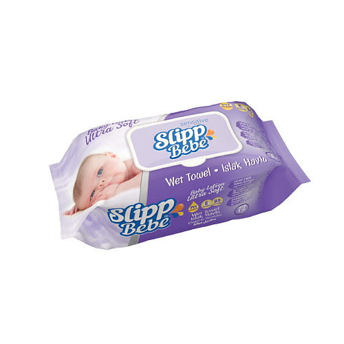 SLIPP BEBE Детские влажные салфетки SENSITIVE 72.0 mepsi влажные салфетки гипоаллергенные детские 72