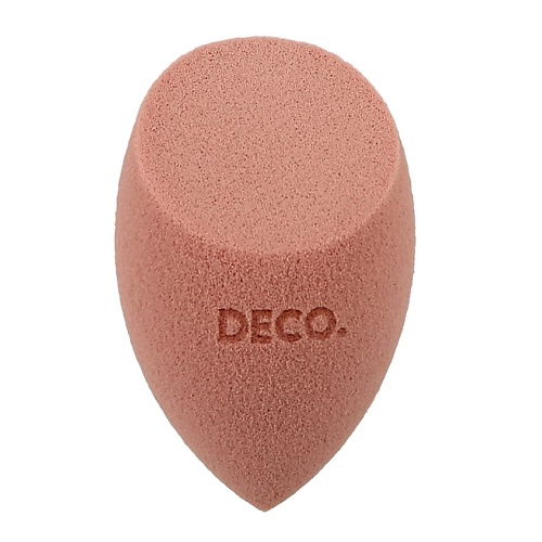 DECO. Спонж для румян BLUSH/CONTOUR срезанный без латекса спонж для макияжа deco base glitter shine без латекса