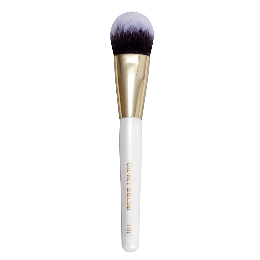 фото Oh my brush кисть для тона и коррекции flat contour 118