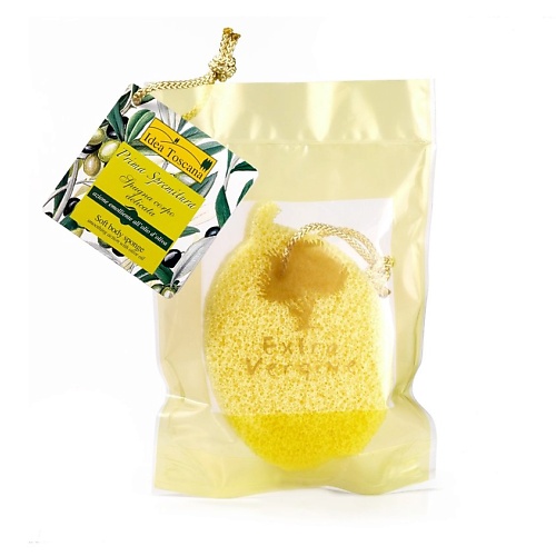 IDEA TOSCANA Косметическая губка для тела с оливковым маслом deco губка для тела crush crush crush