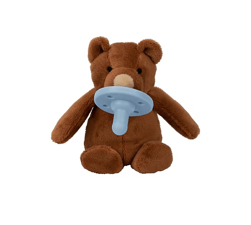 MINIKOIOI Комфортер Соска пустышка с игрушкой для сна 0+ Медвежонок необычные друзья медвежонок и пингвиненок