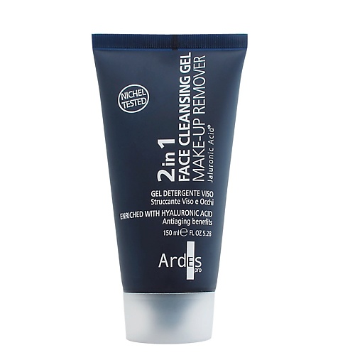 ARDES Гель для умывания и снятия макияжа гиалуроновый 2 в 1 Face Cleanser&Make-Up Remover 150