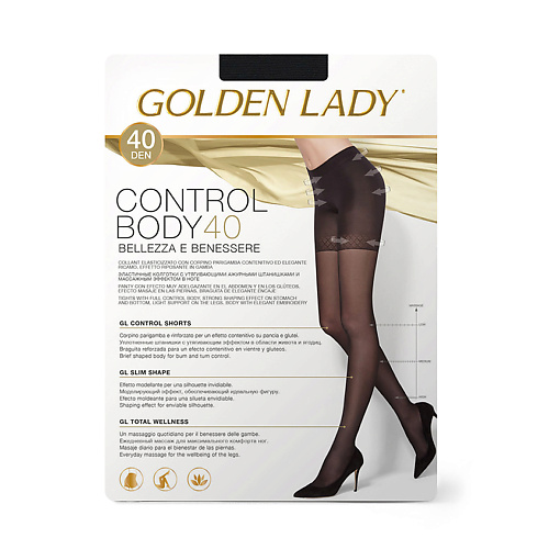 GOLDEN LADY Колготки женские 40 den Control Body Nero 5 golden lady колготки gld bikini slim 40 nero 2