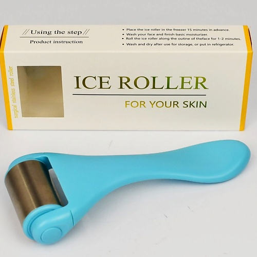 ЧИОС Массажер охлаждающий Ice Roller blue в подарочной упаковке спицы чулочные ergonomics carbon 2 5 мм 20 см 5 шт в упаковке