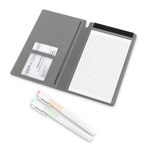 FLEXPOCKET Блокнот формата А6 с обложкой из экокожи и листами в клетку конструктор manga скетчбук и рабочая тетрадь под одной обложкой