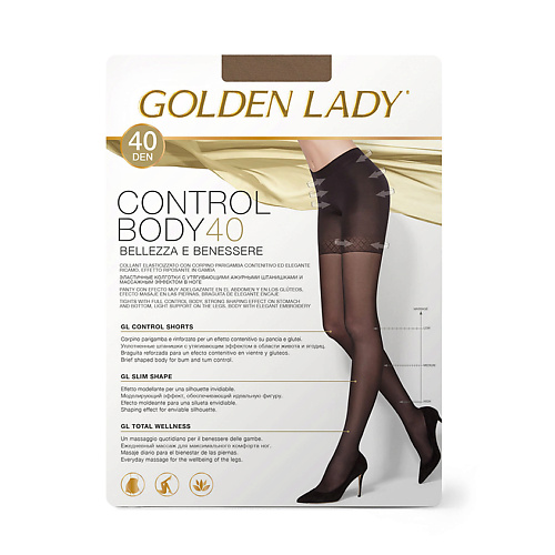 GOLDEN LADY Колготки женские 40 den Control Body Melon 5 golden lady носки forte укороченный nero 39 41