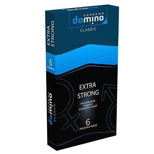 DOMINO CONDOMS Презервативы DOMINO CLASSIC Extra Strong 6 duett презервативы extra strong особо прочные 3