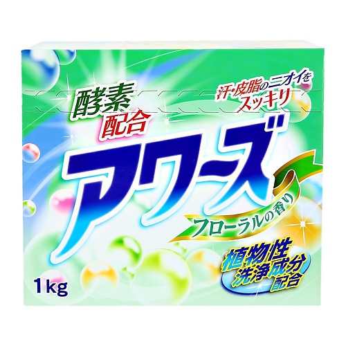 ROCKET SOAP Порошок стиральный AWAS с цветочным ароматом 1000 seagreen концентрированный стиральный порошок для детских вещей 1000