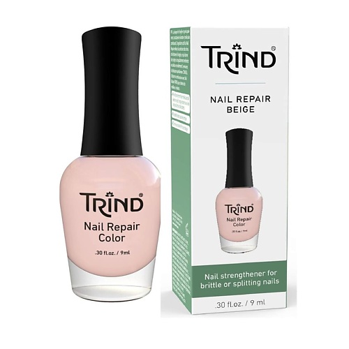 TRIND Укрепитель для ногтей бежевый 9 карандаш для губ provoc gel lip liner retro fashion 208 темно бежевый 7 г