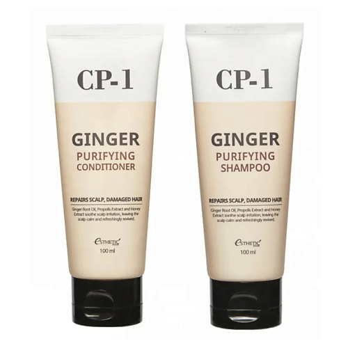ESTHETIC HOUSE Набор для ухода за волосами шампунь и кондиционер CP-1 Ginger Purifying MPL184996 - фото 1