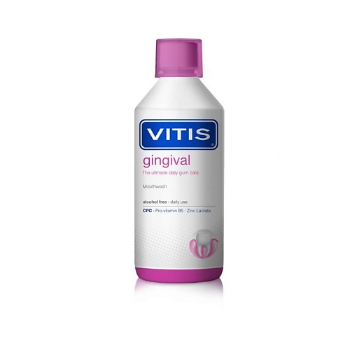 DENTAID Ополаскиватель для полости рта Vitis Gingival 500 dentaid ополаскиватель vitis cpc protect 500