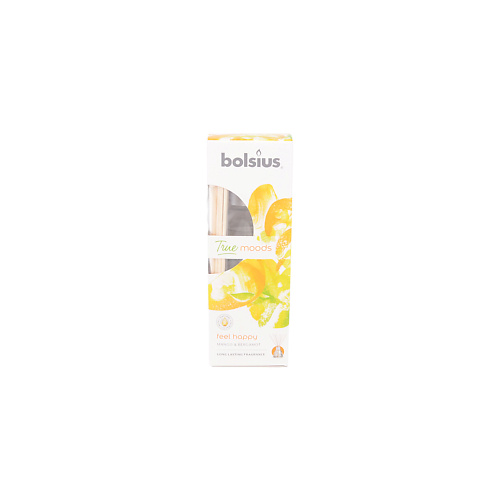 BOLSIUS Арома диффузор + палочки Bolsius True scents манго и бергамот 45 bolsius арома диффузор палочки bolsius true joy восточная мягкость 80