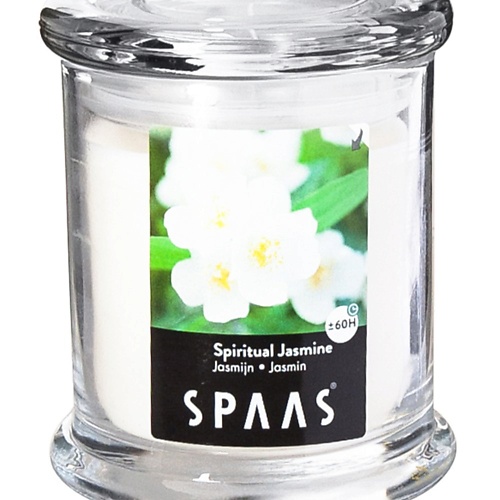 SPAAS Свеча ароматическая в стакане Божественный жасмин 1 spaas свеча в текстурном ном стакане аква блю 1