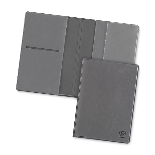 FLEXPOCKET Обложка для паспорта с прозрачными карманами для документов flexpocket для пластиковых карт из экокожи с тремя отделениями