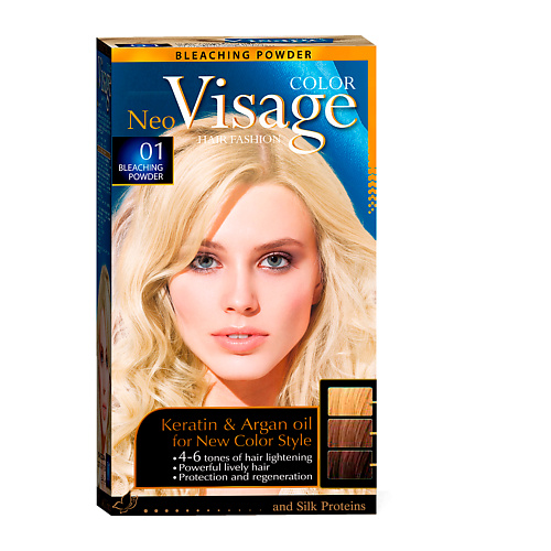 VISAGE COLOR HAIR FASHION Осветляющий крем для волос Bleaching cream 02 50