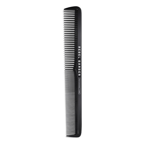 REBEL Премиальная мужская расческа TOTAL BLACK R341 rebel расческа для бороды folding beard comb