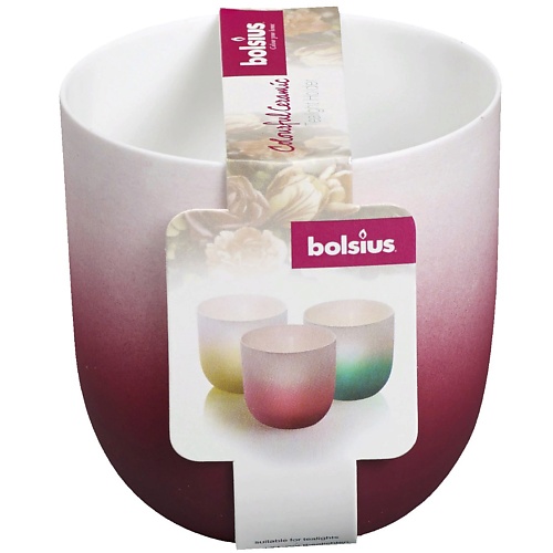 BOLSIUS Подсвечник Bolsius Сandle accessories 75/70  - для чайных свечей подсвечник криста 3 йодный 6х9 см 250 мл