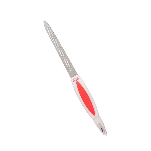 LA ROSA Пилка для ногтей с триммером двухсторонняя пилка для уголков ногтей 14 см premium 2118 7 1 шт