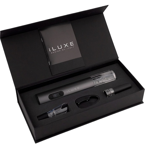 ILUXE Подарочный набор сомелье PRESTIGE SPACE GRAY пробка для вина формовая с эпоксидом сомелье 100% 11 х 4 5 х 2 5 см