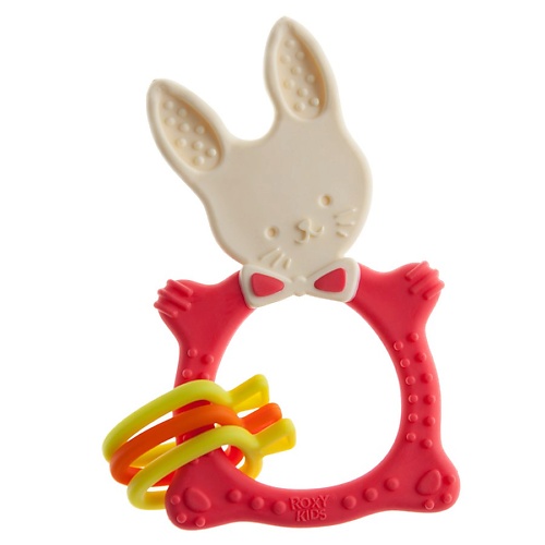 ROXY KIDS Универсальный прорезыватель BUNNY roxy kids погремушка с колечком funny bunny звезды