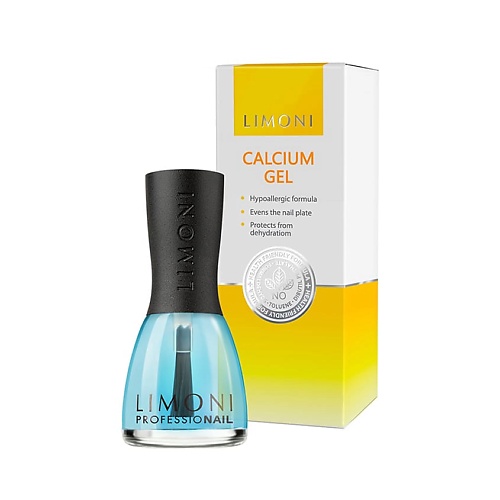 LIMONI Выравнивающая укрепляющая база для маникюра Calcium Gel el corazon 428 bali spa oil сыворотка для безобрезного маникюра 16