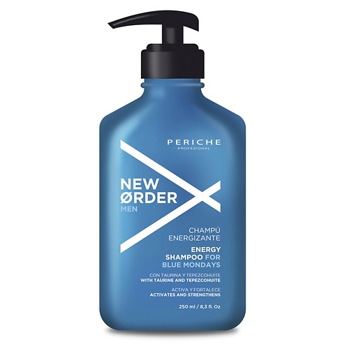 PERICHE PROFESIONAL Восстанавливающий шампунь ENERGY Shampoo линии «New Order» 250 i c o n шампунь восстанавливающий cure shampoo 1000 0