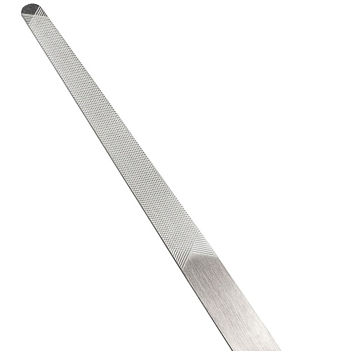LA ROSA Пилка металлическая с насечкой пилка для ногтей moritz wave двусторонняя металлическая 13 см