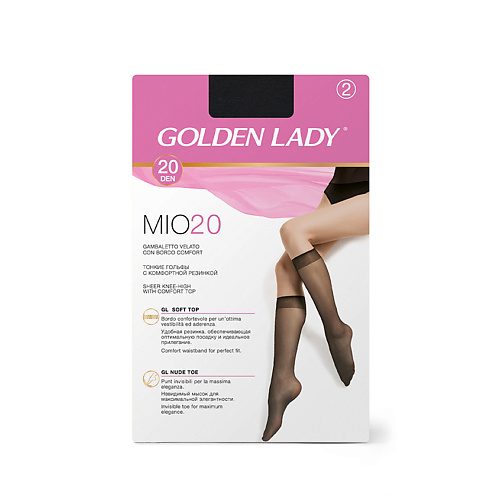 GOLDEN LADY Гольфы 20 den MIO Nero golden lady носки mio укороченные 2 пары bianco 39 41