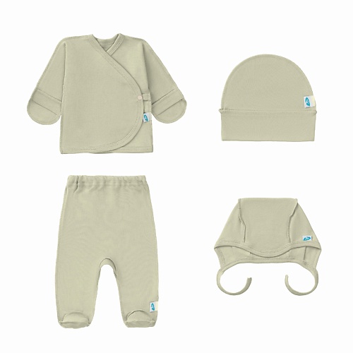LEMIVE Комплект одежды для малышей Светлый хаки посылка от деда мороза для детей от 3 до 4 лет базовый комплект iq игр для волшебного праздника