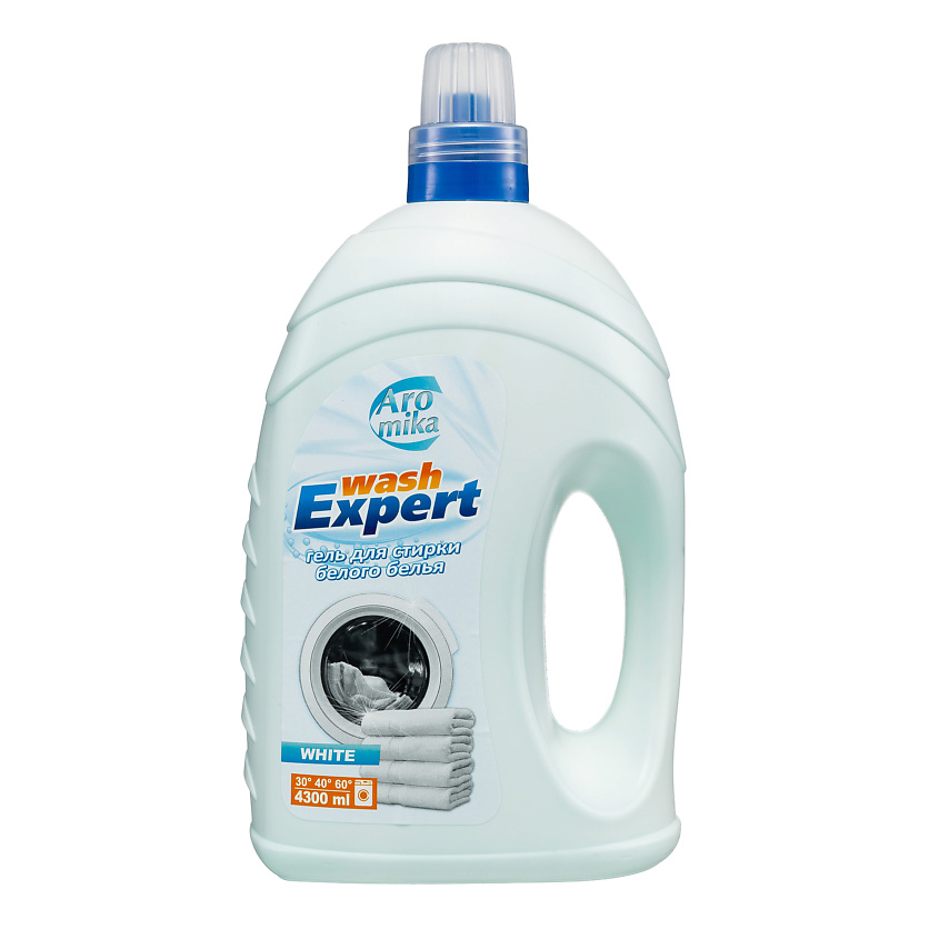 фото Гель для стирки белого белья wash expert white 2000 мл aromika