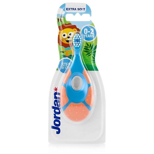 JORDAN* Детская зубная щетка Jordan Step by Step от 0 до 2 лет, экстра мягкая synergetic зубная щетка для детей comfort мягкая delab