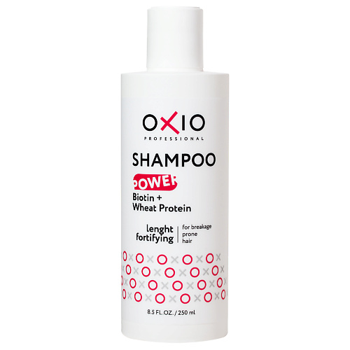 OXIO PROFESSIONAL Шампунь для укрепления и активации роста волос серии OXIO POWER 250 epica professional шампунь для роста волос hemp therapy organic