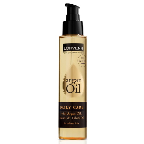 Масло для волос LORVENN HAIR PROFESSIONALS Деликатное масло для ежедневного ухода за волосами ARGAN OIL DAILY CARE