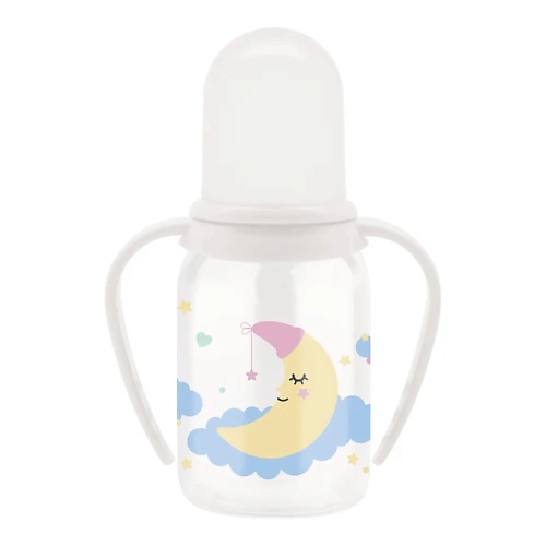 мочалка детская lubby малышарики с рождения 1 шт Бутылочка для детей LUBBY Бутылочка для кормления just lubby с соской молочной и ручкой, с рождения