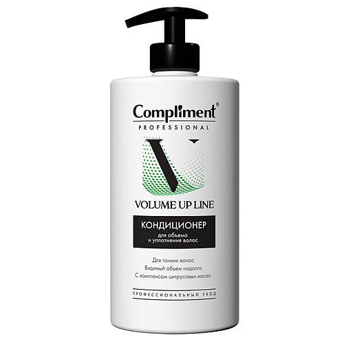 COMPLIMENT Кондиционер для объема и уплотнения волос Professional Volume up line 750 tashe professional кондиционер для волос water balance 300 0