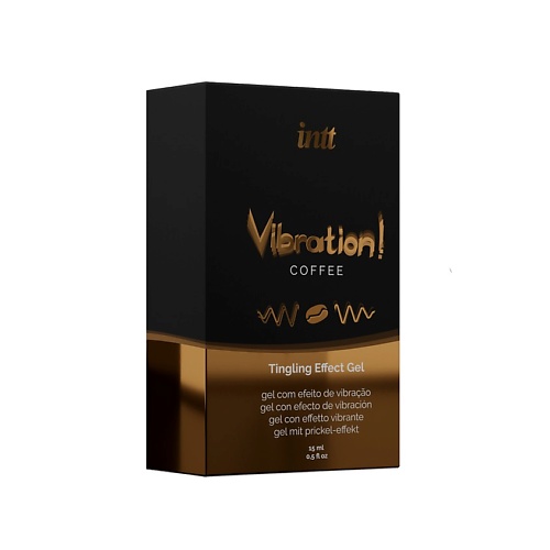 INTT Увлажняющий гель для тела Vibration Gel с ароматом Кофе 15 intt увлажняющий гель для тела vibration gel с ароматом лед 15