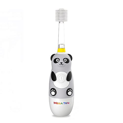 MEGA TEN Детская электрическая зубная щетка KIDS SONIC Панда mega ten электрическая зубная щетка пингвиненок в наборе kids sonic