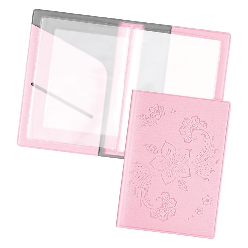 FLEXPOCKET Обложка для автодокументов из экокожи с прозрачными вкладышами flexpocket обложка для паспорта с прозрачными карманами для документов