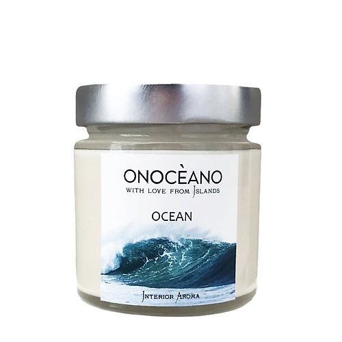 ONOCEANO Свеча ароматическая  Океан 200 океан для детей от 2 до 7 лет