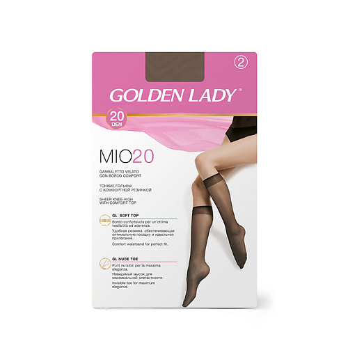 GOLDEN LADY Гольфы 20 den MIO Daino golden lady носки mio укороченные 2 пары bianco 39 41