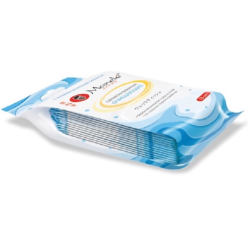 MANEKI Набор влажных салфеток в индивидуальной упаковке 15 диски ватные aura двусторонние 150шт в упаковке 35 уп