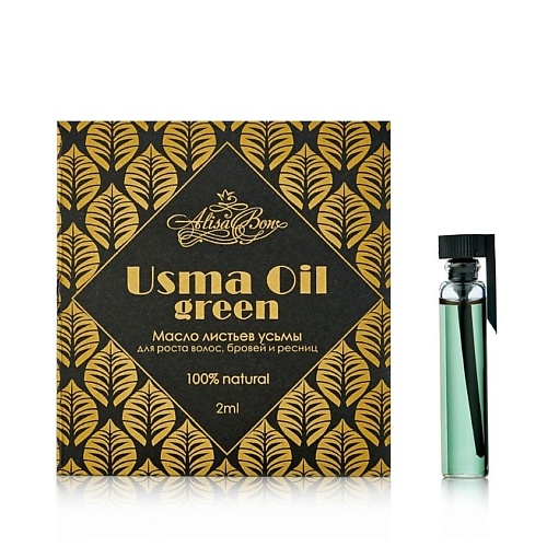 фото Alisa bon масло листьев усьмы "usma oil green"
