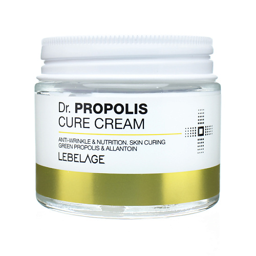 LEBELAGE Крем для лица с Прополисом антивозрастной Питающий Dr. Propolis Cure Cream 70 крем для лица антивозрастной lebelage dr collagen cure cream 70 мл